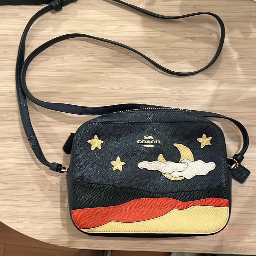 COACH mini -bag with zipper coin purse. Like new.